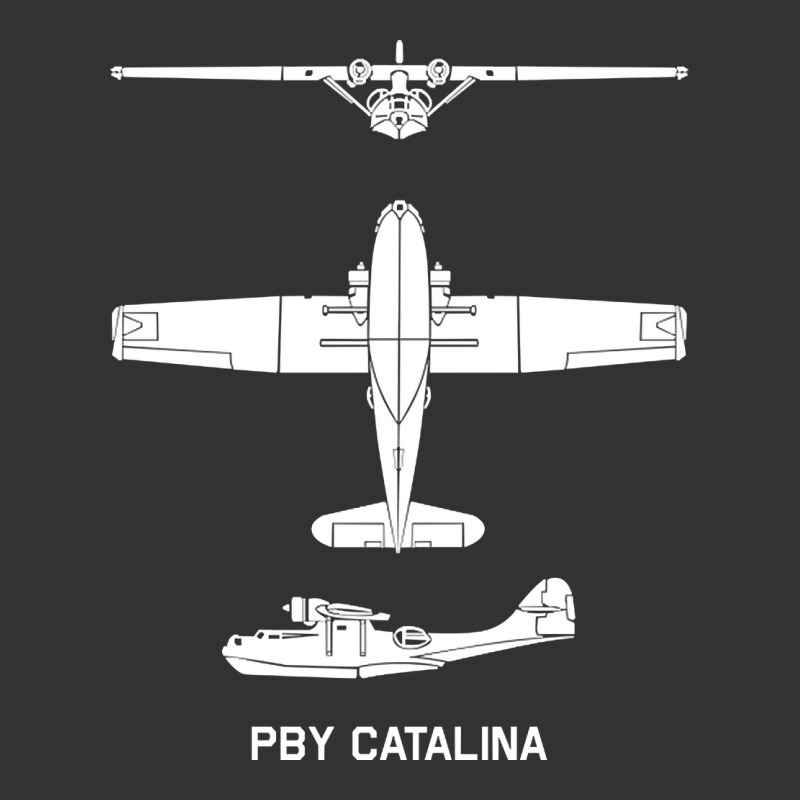 Pby Catalina American Ww2 Maritime Patrol Bomber Seaplane Silhouettes Vintage Hoodie by Kanmosrin52 | Artistshot