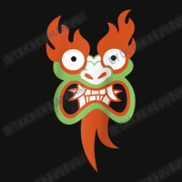 Cn Samurai Jack Aku Big Face Scorecard Crop Tee | Artistshot