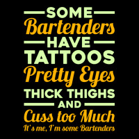 Funny Some Bartender Have Professional Mixologist Bartending Long Slee Legging | Artistshot