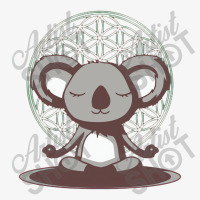 Koala Bear Meditation Ladies Fitted T-shirt | Artistshot