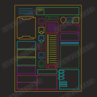 Dungeons Character Sheet Fantasy Rpg Gamer Ladies Fitted T-shirt | Artistshot