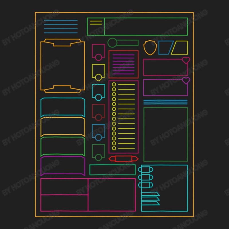 Dungeons Character Sheet Fantasy Rpg Gamer Ladies Polo Shirt by hotoancuong | Artistshot