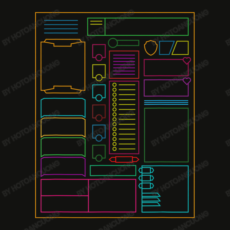 Dungeons Character Sheet Fantasy Rpg Gamer Scorecard Crop Tee by hotoancuong | Artistshot