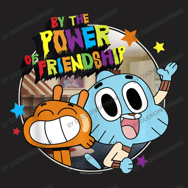 Cn The Amazing World Of Gumball By The Power Of Friendship T-shirt | Artistshot