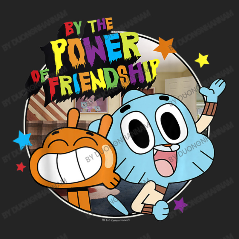 Cn The Amazing World Of Gumball By The Power Of Friendship 3/4 Sleeve Shirt | Artistshot