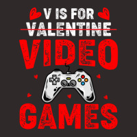 V Is For Video Games Valentine Valentines Day St. Valentines Day 2022  Racerback Tank | Artistshot