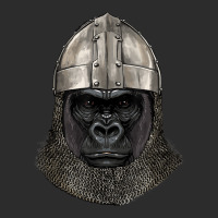 Medieval Gorilla Knight Warrior Gorilla Primate Animal Lover Exclusive T-shirt | Artistshot