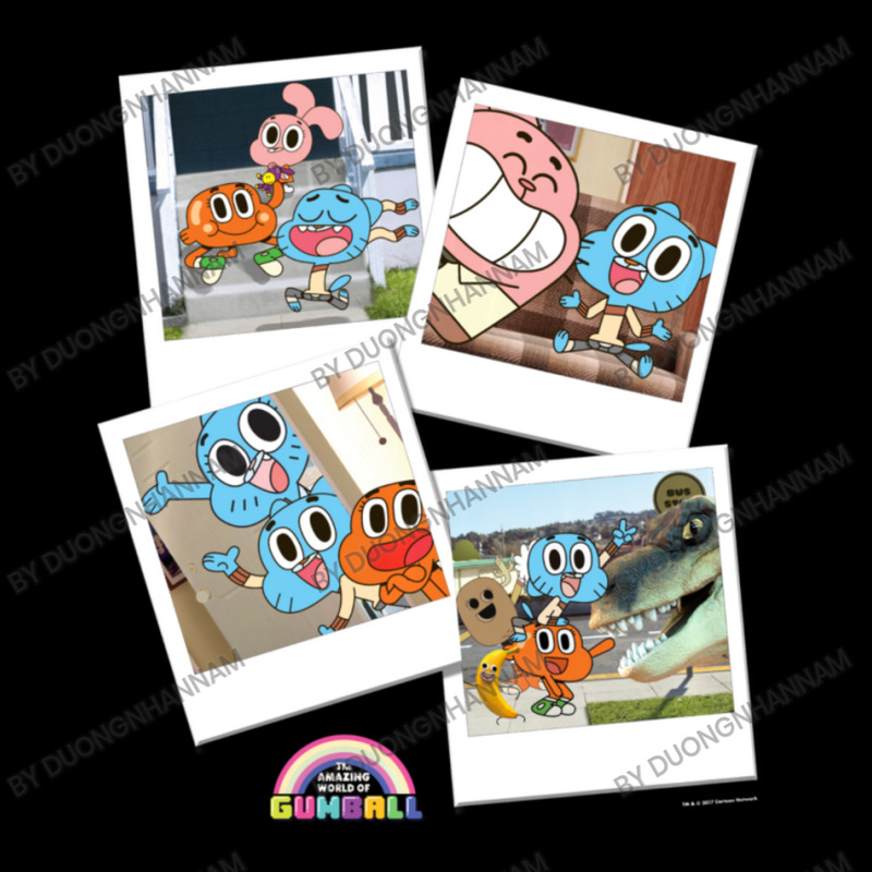 Cn The Amazing World Of Gumball Polaroids Adjustable Cap | Artistshot