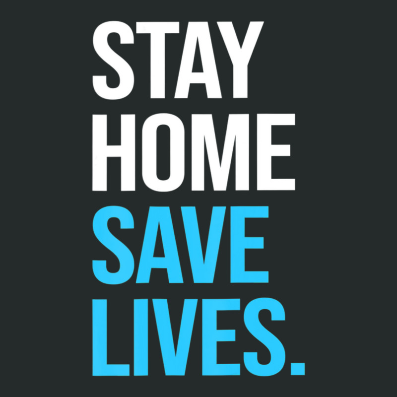 Stay Home Save Lives %23stayhome Women's Triblend Scoop T-shirt by Adcock Salmon | Artistshot