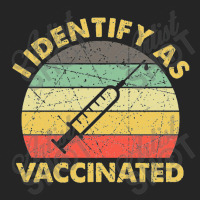 I Identify As Vaccinated Vintage Unisex Hoodie | Artistshot