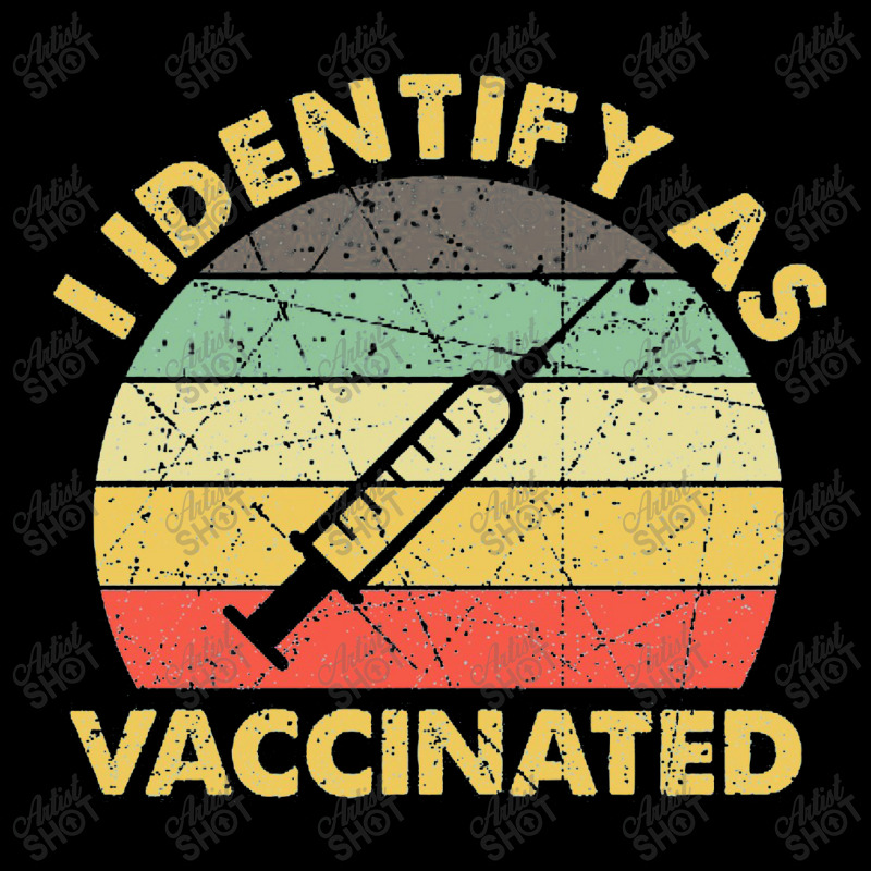 I Identify As Vaccinated Vintage Long Sleeve Shirts by jrestima | Artistshot