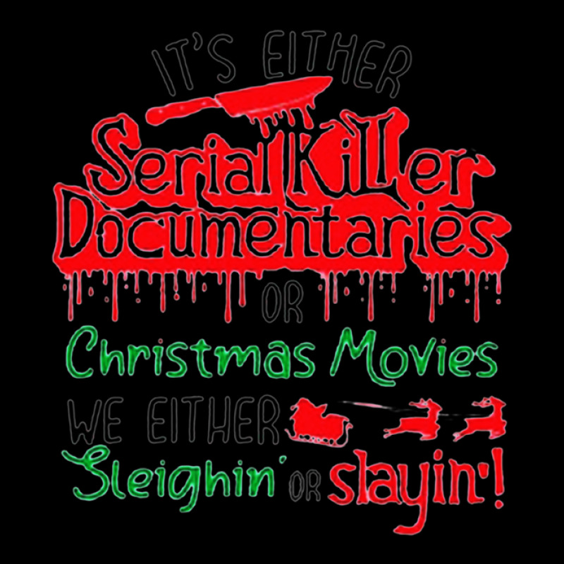 It’s Either Serial Killer Documentaries Gift Cropped Hoodie by AmandaGoodrich | Artistshot