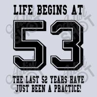 53rd Birthday Life Begins At 53 Fleece Short | Artistshot