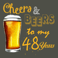 Cheers And Beers To  My 48 Years Fleece Short | Artistshot