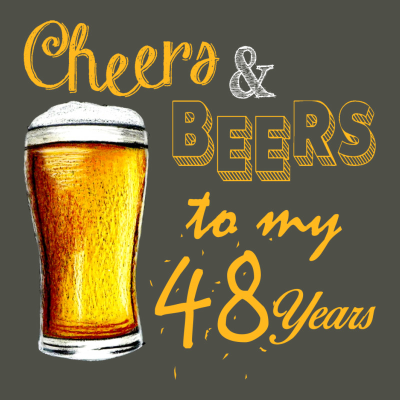 Cheers And Beers To  My 48 Years Fleece Short | Artistshot