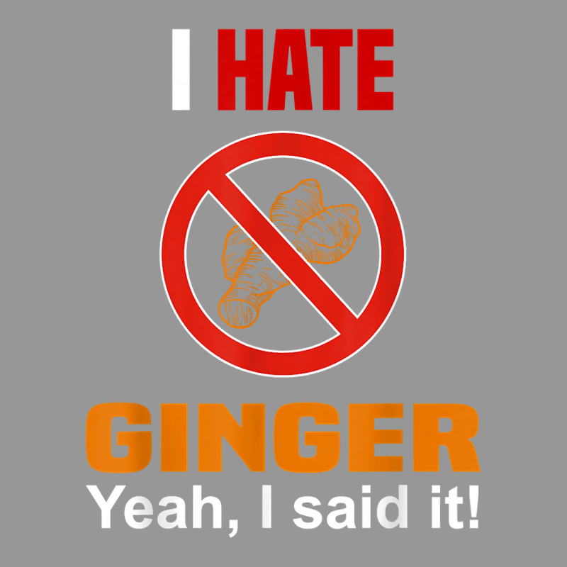 I Hate Ginger Shirt Funny Don't Like Ginger Anti Ginger T Shirt Women's V-Neck T-Shirt by cm-arts | Artistshot