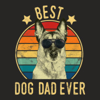 Mens Best Dog Dad Ever Belgian Malinois Father's Day Ladies Fitted T-shirt | Artistshot