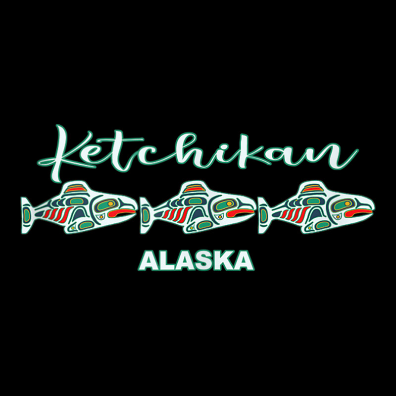 Ketchikan Alaska Native Art Salmon Fishing Capital Souvenir Tank Top Cropped Sweater by cm-arts | Artistshot