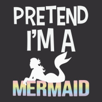 Pretend Im A Mermaid Admirer Halloween Costume Vintage Hoodie | Artistshot