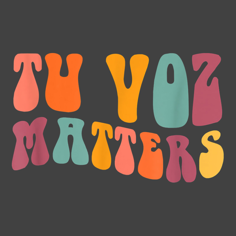 Tu Voz Matters Spanish Speech Language Pathologist Slp Slpa T Shirt Vintage T-Shirt by cm-arts | Artistshot