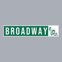 Musical Theater Broadway Street Sign Tank Dress | Artistshot