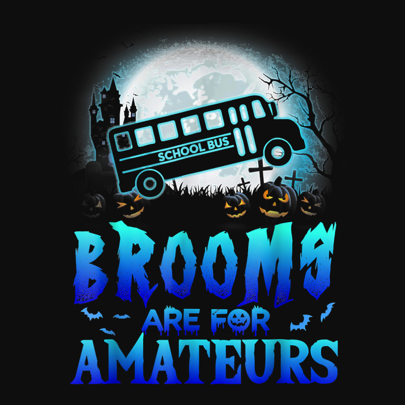 Halloween Brooms Are For Amateurs School Bus Funny Witch T Shirt Crop Top by hankeajrippleex5 | Artistshot