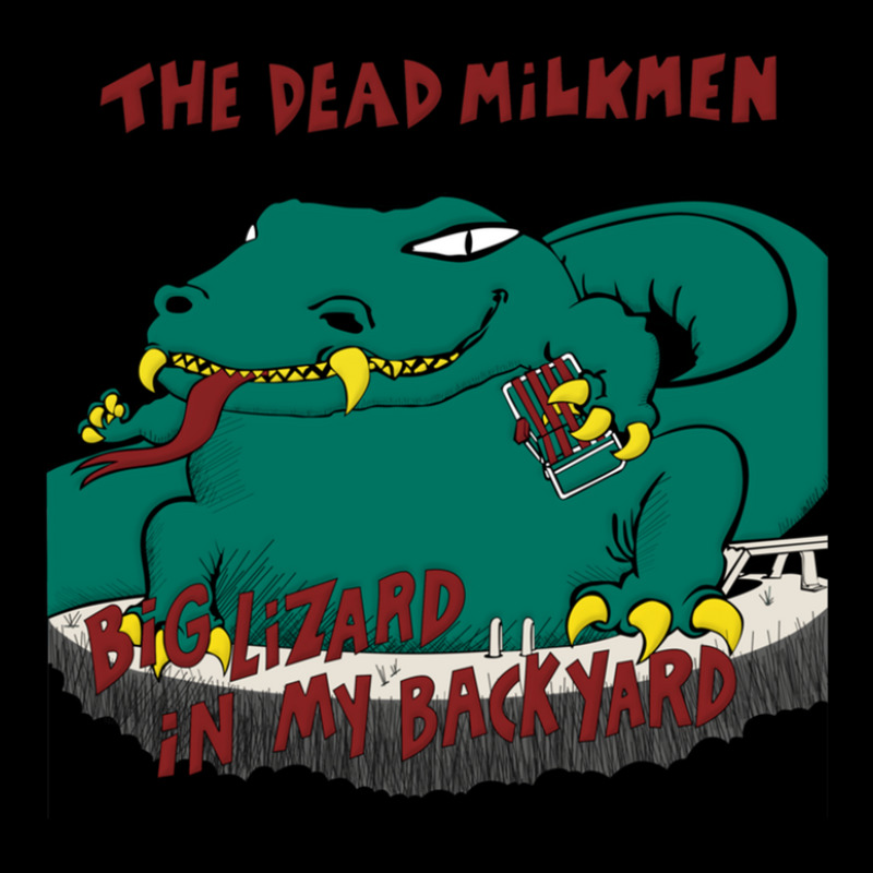 Dead Milkmen Big Lizard Women's V-Neck T-Shirt by JesusMesaMurillo | Artistshot