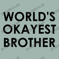 World's Okayest Brother Cropped Sweater | Artistshot