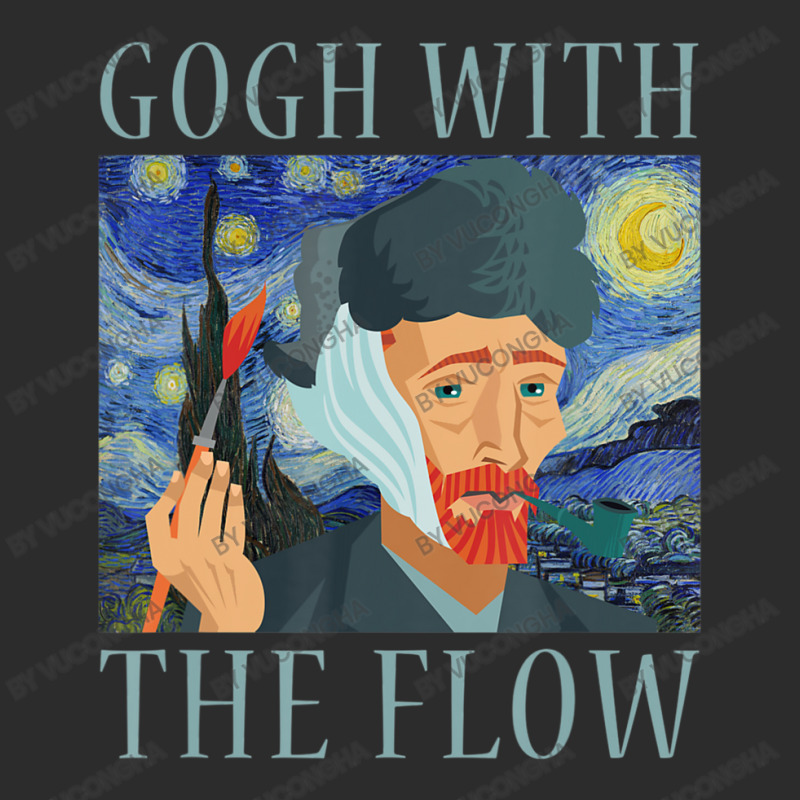 Gogh With The Flow Van Gogh Starry Night Impressionist Exclusive T-shirt by vucongha | Artistshot