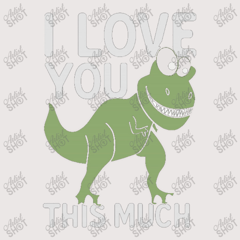 I Love You This Much T Rex Pocket T-Shirt by saltomaiber | Artistshot