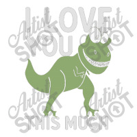 I Love You This Much T Rex Men's T-shirt Pajama Set | Artistshot