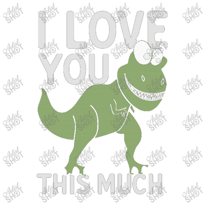 I Love You This Much T Rex Men's T-shirt Pajama Set by saltomaiber | Artistshot