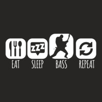 Eat Sleep Bass Bassist Music Mantra Ladies Fitted T-shirt | Artistshot