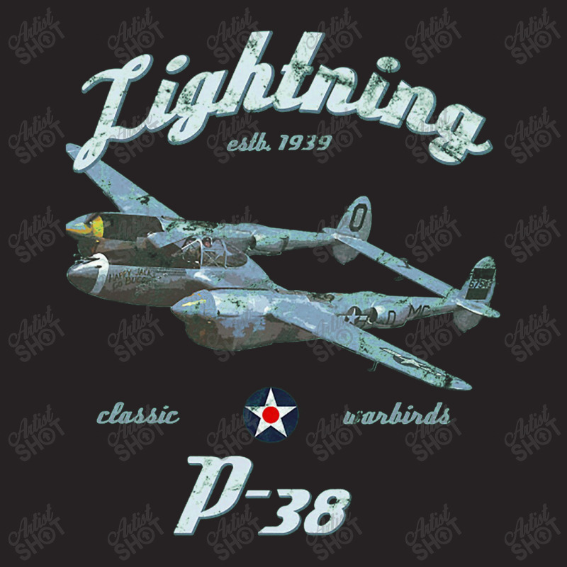 Airplane T Shirtp 38 Lightning Wwii Classic Warbird Vintage Cap by jrestima | Artistshot