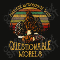 Amateur Mycologist With Questionable Morels Scorecard Crop Tee | Artistshot