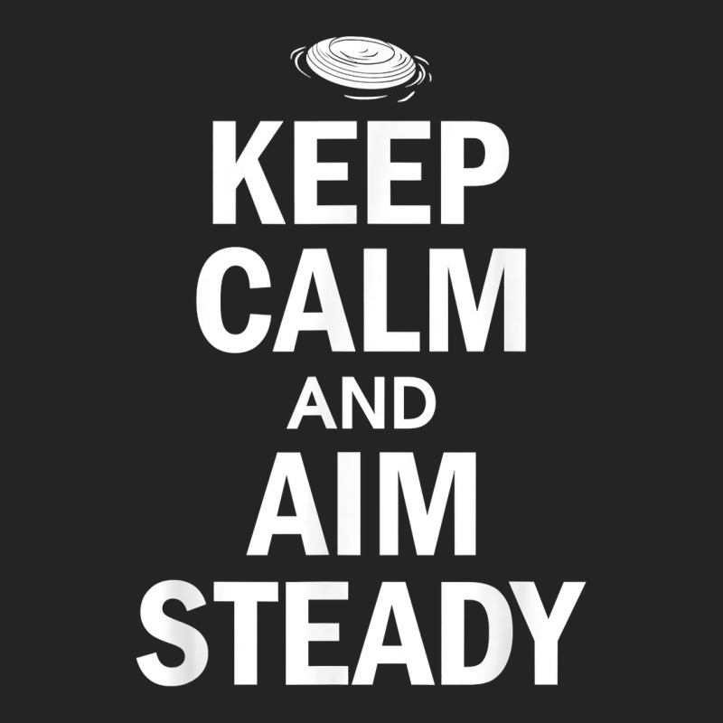 Keep Calm And Aim Steady Clay Target Shooting T Shirt 3/4 Sleeve Shirt | Artistshot