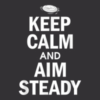 Keep Calm And Aim Steady Clay Target Shooting T Shirt Vintage Hoodie And Short Set | Artistshot