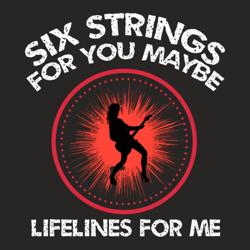 Six Strings For You Maybe, Lifelines For Me Ladies Fitted T-Shirt by JESUSELIZALDE | Artistshot