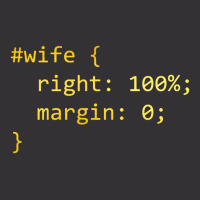 Funny Programming Wife Right Margin Vintage Hoodie | Artistshot