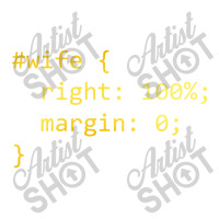 Funny Programming Wife Right Margin Sticker | Artistshot