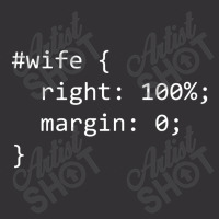 Funny Programming Wife Right Margin Vintage Short | Artistshot