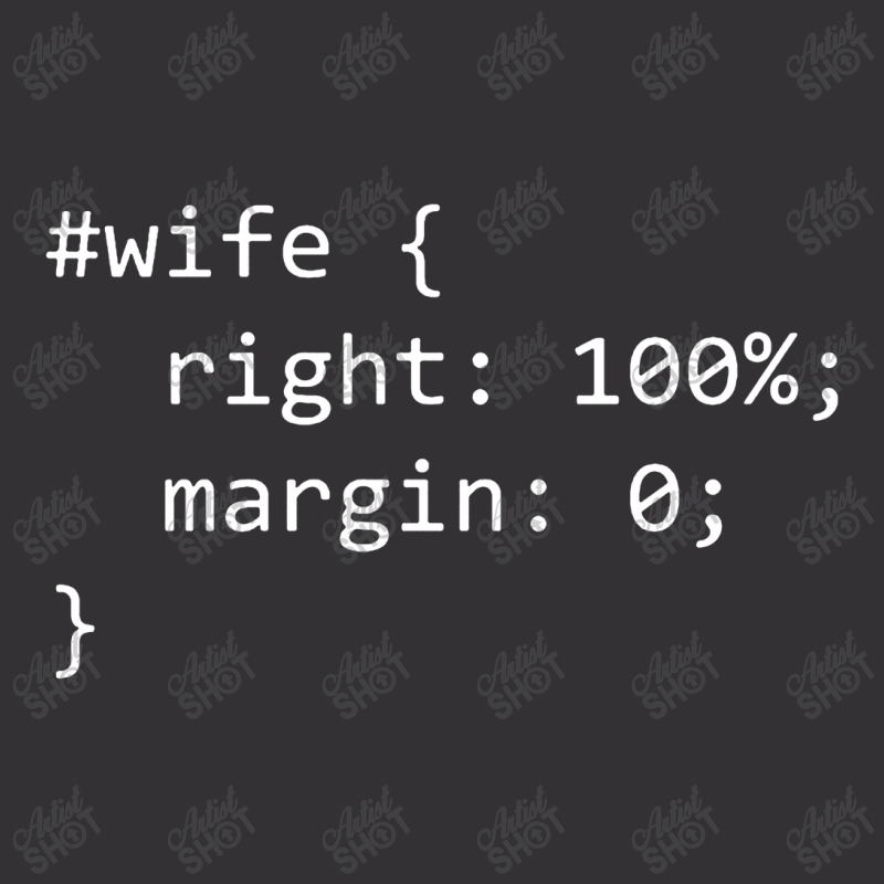 Funny Programming Wife Right Margin Vintage Short | Artistshot