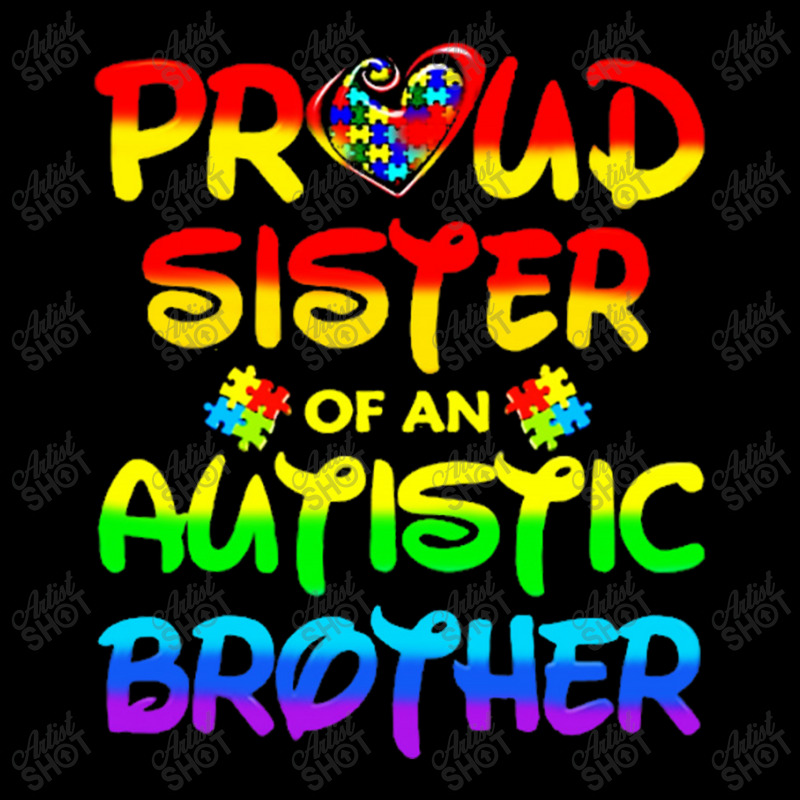 Proud Sister Of An Austic Brother Youth Hoodie by Mollystinnettc | Artistshot