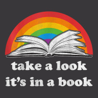 Take A Look It's In A Book Reading Vintage Retro Rainbow T Shirt Ladies Curvy T-shirt | Artistshot