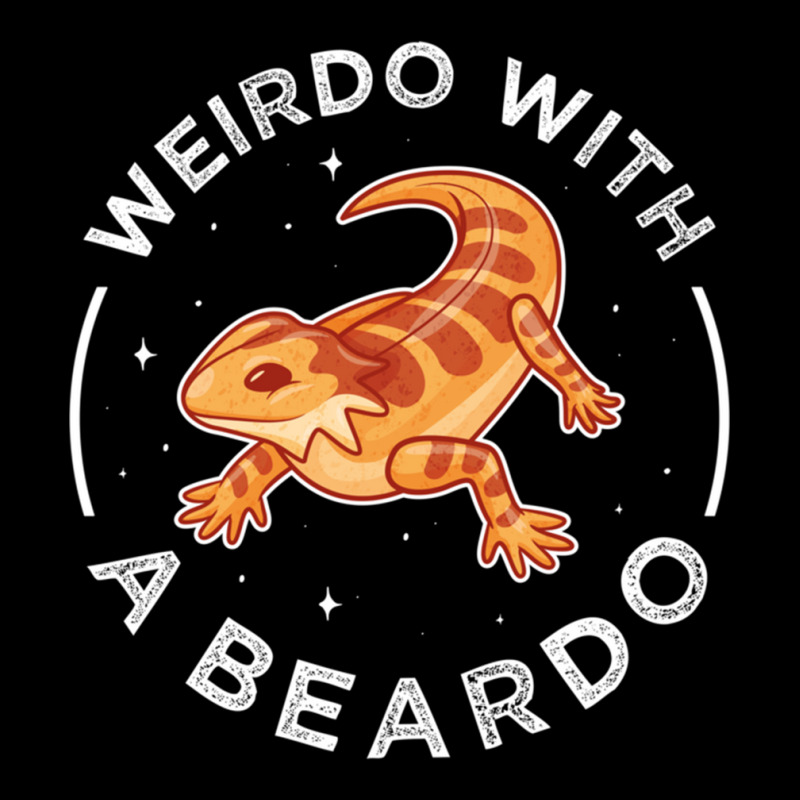 Beardie Lizard Puns Weirdo With A Beardo Bearded Dragon Pullover Hoodi ...