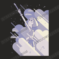 Steven Universe Pearl Clouds Ladies Fitted T-shirt | Artistshot