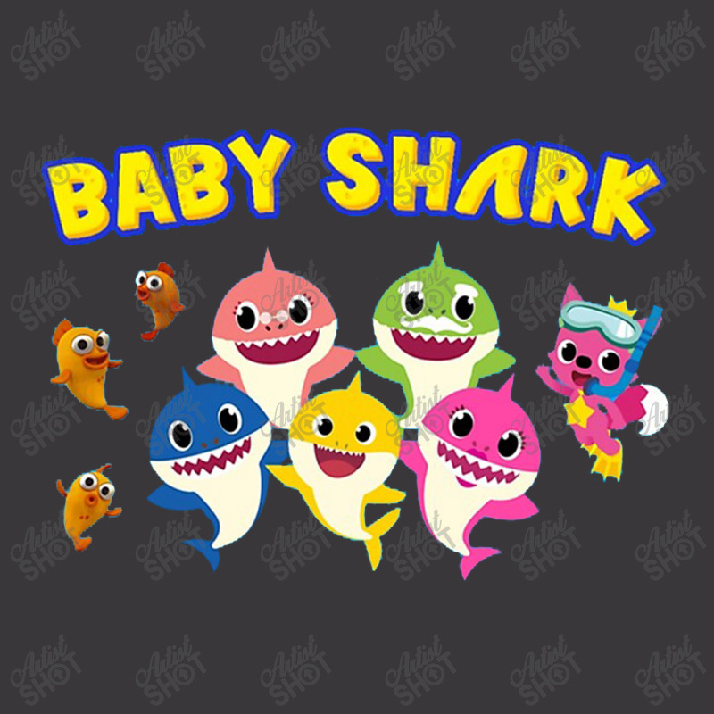 Happy Pinkfong Baby Shark Friends Cartoon Characters Ladies Curvy T-Shirt by jrestima | Artistshot