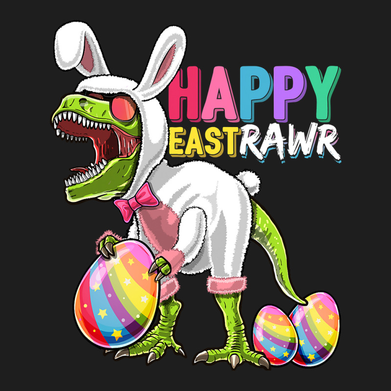 Happy Eastrawr T Rex Dinosaur Easter Bunny Egg Costume Kids Classic T-shirt | Artistshot