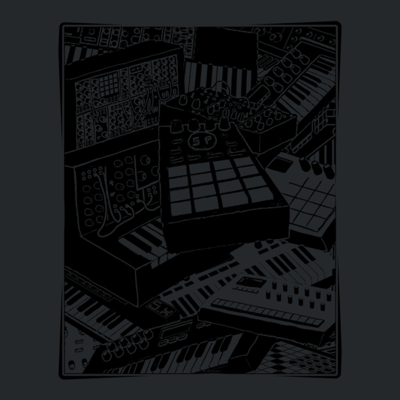 Electronic Musician Loves Synthesizers Crewneck Sweatshirt | Artistshot