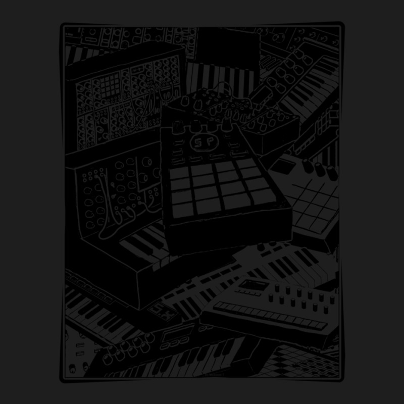 Electronic Musician Loves Synthesizers Classic T-shirt | Artistshot